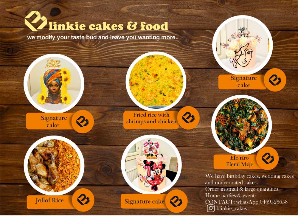 Blinkie Cakes and Food Banner
