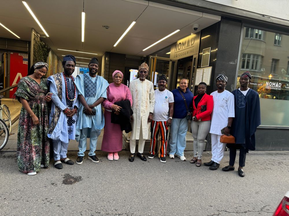 After Dinner with Kabiyesi on Arrival to Finland