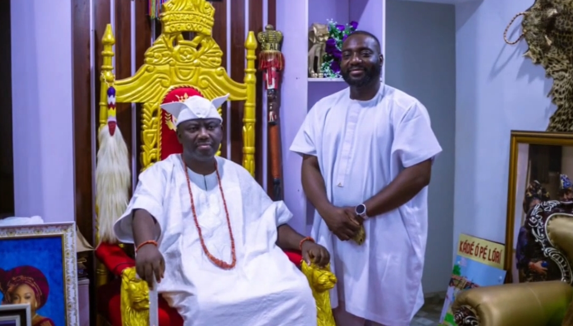 AYDF President Pays Courtesy Visit to the Alaafin of Oyo